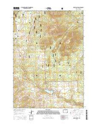 Hazelton Peak Wyoming Current topographic map, 1:24000 scale, 7.5 X 7.5 Minute, Year 2015
