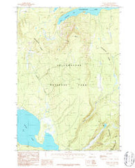 Heart Lake Wyoming Historical topographic map, 1:24000 scale, 7.5 X 7.5 Minute, Year 1986
