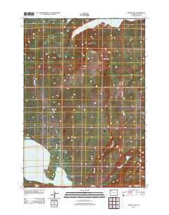 Heart Lake Wyoming Historical topographic map, 1:24000 scale, 7.5 X 7.5 Minute, Year 2012