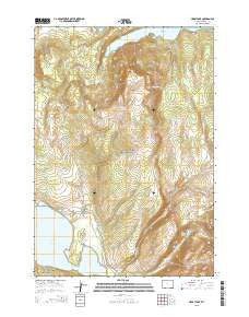 Heart Lake Wyoming Current topographic map, 1:24000 scale, 7.5 X 7.5 Minute, Year 2015