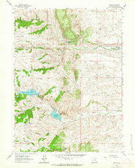 Hecla Wyoming Historical topographic map, 1:24000 scale, 7.5 X 7.5 Minute, Year 1962