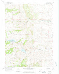 Hecla Wyoming Historical topographic map, 1:24000 scale, 7.5 X 7.5 Minute, Year 1962