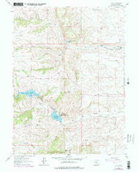 Hecla Wyoming Historical topographic map, 1:24000 scale, 7.5 X 7.5 Minute, Year 1962