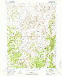 Hell Gap Wyoming Historical topographic map, 1:24000 scale, 7.5 X 7.5 Minute, Year 1950