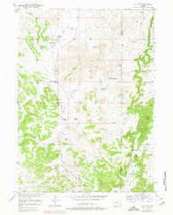 Hell Gap Wyoming Historical topographic map, 1:24000 scale, 7.5 X 7.5 Minute, Year 1950