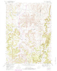 Hell Gap Wyoming Historical topographic map, 1:24000 scale, 7.5 X 7.5 Minute, Year 1950
