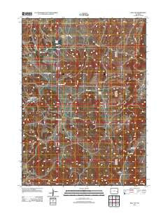 Hell Gap Wyoming Historical topographic map, 1:24000 scale, 7.5 X 7.5 Minute, Year 2012