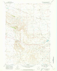 Hells Half Acre Wyoming Historical topographic map, 1:24000 scale, 7.5 X 7.5 Minute, Year 1968