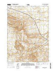 Hells Half Acre Wyoming Current topographic map, 1:24000 scale, 7.5 X 7.5 Minute, Year 2015