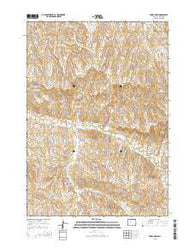 Henry Draw Wyoming Current topographic map, 1:24000 scale, 7.5 X 7.5 Minute, Year 2015