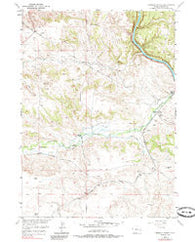 Herman Ranch Wyoming Historical topographic map, 1:24000 scale, 7.5 X 7.5 Minute, Year 1950