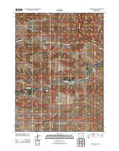 Herman Ranch Wyoming Historical topographic map, 1:24000 scale, 7.5 X 7.5 Minute, Year 2012