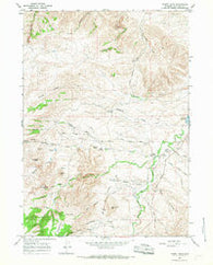 Hermit Rock Wyoming Historical topographic map, 1:24000 scale, 7.5 X 7.5 Minute, Year 1964