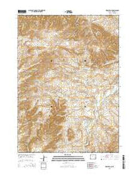 Hermit Rock Wyoming Current topographic map, 1:24000 scale, 7.5 X 7.5 Minute, Year 2015