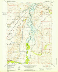 Hidden Valley Wyoming Historical topographic map, 1:24000 scale, 7.5 X 7.5 Minute, Year 1951