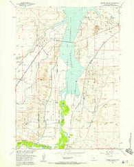 Hidden Valley Wyoming Historical topographic map, 1:24000 scale, 7.5 X 7.5 Minute, Year 1957