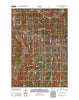 Hidden Tepee Creek Wyoming Historical topographic map, 1:24000 scale, 7.5 X 7.5 Minute, Year 2012
