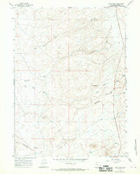 High Point Wyoming Historical topographic map, 1:24000 scale, 7.5 X 7.5 Minute, Year 1966
