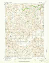 Highland Flats Wyoming Historical topographic map, 1:62500 scale, 15 X 15 Minute, Year 1959