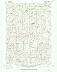 Highland Flats Wyoming Historical topographic map, 1:62500 scale, 15 X 15 Minute, Year 1959