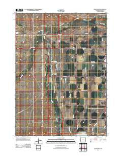 Hightower Wyoming Historical topographic map, 1:24000 scale, 7.5 X 7.5 Minute, Year 2012