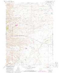Hightower SW Wyoming Historical topographic map, 1:24000 scale, 7.5 X 7.5 Minute, Year 1953