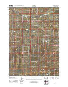 Hiland Wyoming Historical topographic map, 1:24000 scale, 7.5 X 7.5 Minute, Year 2012