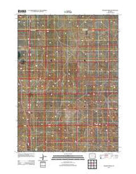 Hileman Draw Wyoming Historical topographic map, 1:24000 scale, 7.5 X 7.5 Minute, Year 2012