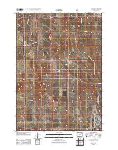 Hilight Wyoming Historical topographic map, 1:24000 scale, 7.5 X 7.5 Minute, Year 2012