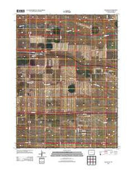 Hillsdale Wyoming Historical topographic map, 1:24000 scale, 7.5 X 7.5 Minute, Year 2012