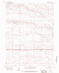 Hillsdale Wyoming Historical topographic map, 1:24000 scale, 7.5 X 7.5 Minute, Year 1963