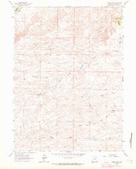 Hirsig Ranch Wyoming Historical topographic map, 1:24000 scale, 7.5 X 7.5 Minute, Year 1962