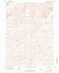 Hirsig Ranch Wyoming Historical topographic map, 1:24000 scale, 7.5 X 7.5 Minute, Year 1962