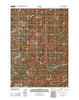 Hoback Peak Wyoming Historical topographic map, 1:24000 scale, 7.5 X 7.5 Minute, Year 2012