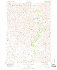 Hoe Ranch Wyoming Historical topographic map, 1:24000 scale, 7.5 X 7.5 Minute, Year 1953