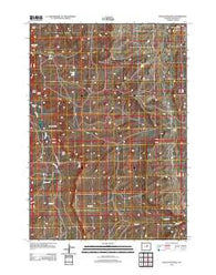 Hole-in-the-Wall Wyoming Historical topographic map, 1:24000 scale, 7.5 X 7.5 Minute, Year 2012