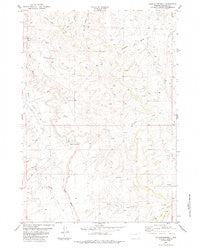 Hole-in-the-wall Wyoming Historical topographic map, 1:24000 scale, 7.5 X 7.5 Minute, Year 1984