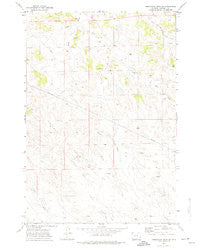 Homestead Draw SW Wyoming Historical topographic map, 1:24000 scale, 7.5 X 7.5 Minute, Year 1971