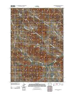 Homestead Draw Wyoming Historical topographic map, 1:24000 scale, 7.5 X 7.5 Minute, Year 2011