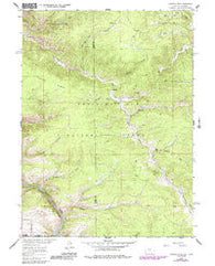 Horatio Rock Wyoming Historical topographic map, 1:24000 scale, 7.5 X 7.5 Minute, Year 1961