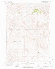 Horse Creek Springs Wyoming Historical topographic map, 1:24000 scale, 7.5 X 7.5 Minute, Year 1959
