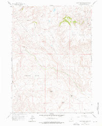 Horse Creek Springs Wyoming Historical topographic map, 1:24000 scale, 7.5 X 7.5 Minute, Year 1959