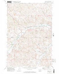 Horse Hill Wyoming Historical topographic map, 1:24000 scale, 7.5 X 7.5 Minute, Year 1970