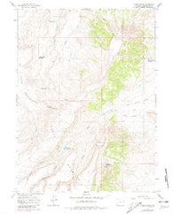 Horse Ranch Wyoming Historical topographic map, 1:24000 scale, 7.5 X 7.5 Minute, Year 1964
