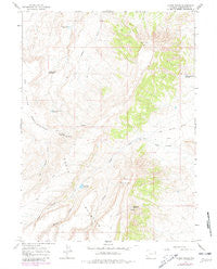 Horse Ranch Wyoming Historical topographic map, 1:24000 scale, 7.5 X 7.5 Minute, Year 1964