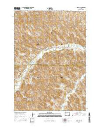 Horse Hill Wyoming Current topographic map, 1:24000 scale, 7.5 X 7.5 Minute, Year 2015