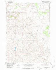 Horseshoe Bend Wyoming Historical topographic map, 1:24000 scale, 7.5 X 7.5 Minute, Year 1981