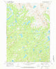 Horseshoe Lake Wyoming Historical topographic map, 1:24000 scale, 7.5 X 7.5 Minute, Year 1968