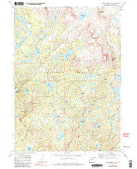 Horseshoe Lake Wyoming Historical topographic map, 1:24000 scale, 7.5 X 7.5 Minute, Year 1968