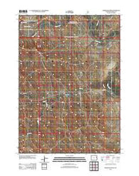 Horseshoe Bend Wyoming Historical topographic map, 1:24000 scale, 7.5 X 7.5 Minute, Year 2012